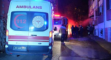 Edirne'de yangın paniği: Vatandaşlar mahsur kaldı