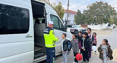Edirne'de okul servis araçları titizlikle denetleniyor