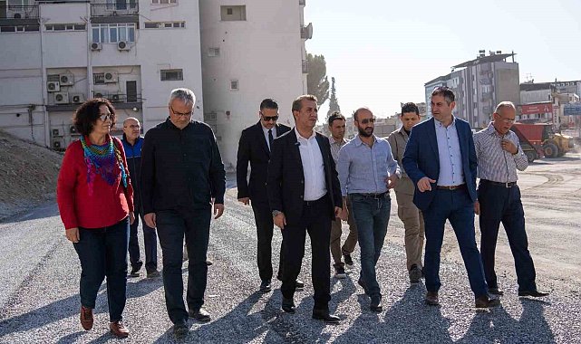 Efeler Belediyesi eski minibüs garajı alanında otopark çalışması başlattı