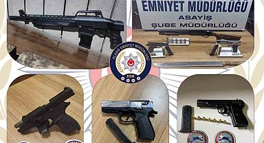 Elazığ'da ruhsatsız silah taşıyan 11 kişi yakalandı