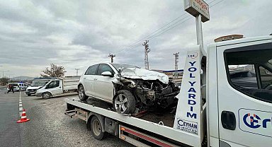 Elazığ'da trafik kazası: 2 yaralı