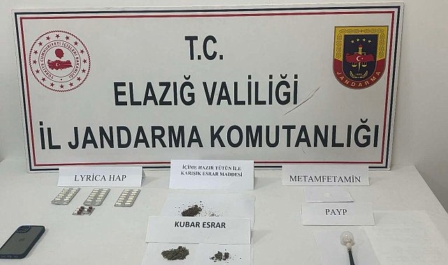 Elazığ'da uyuşturucu operasyonu: 1 gözaltı