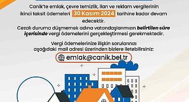 Emlak ve ÇTV'de son gün 30 Kasım