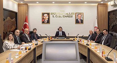 Erzincan İl Encümen Toplantısı yapıldı