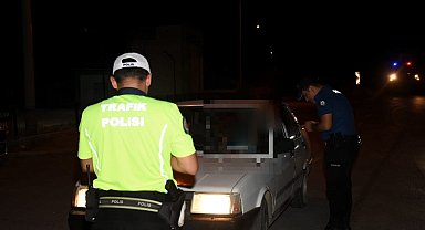 Erzincan'da alkollü sürücülere sıkı denetim