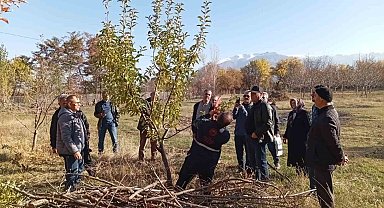 Erzincan'da teorik ve pratik budama eğitimleri başlatıldı