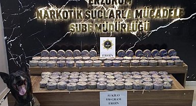 Erzurum'da uyuşturucu operasyonu