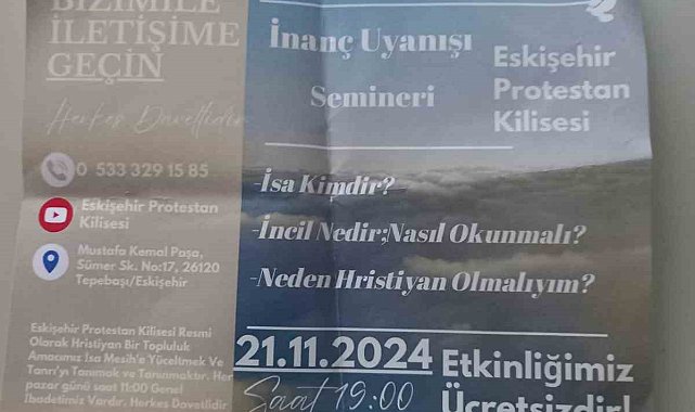 Eskişehir'de misyonerlik faaliyetleri
