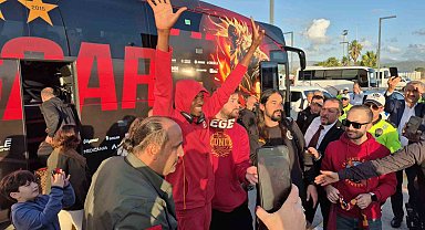 Galatasaray'a Bodrum'da coşkulu karşılama