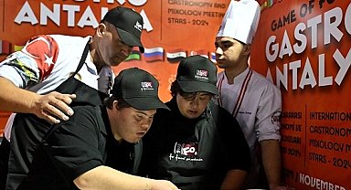 Gastro Antalya'da özel çocuklar yarıştılar