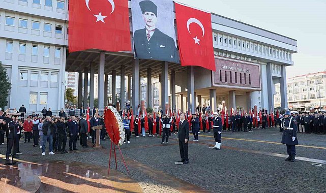 Gazi Mustafa Kemal Atatürk vefatının 86. yılında Giresun'da anıldı
