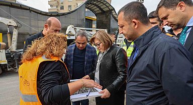 Gaziantep Büyükşehir, Tugay Köprülü Kavşağı'nda şerit arttırma çalışmalarına başladı