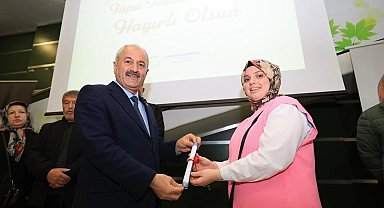 Gebze'de hak sahipleri tapularına kavuştu