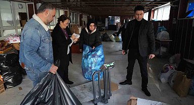 Geri dönüşümde örnek okul: 4 haftada 1 ton atık topladılar