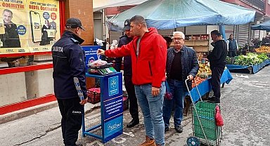 Germencik'te pazar yerlerinde tartı uygulaması başladı