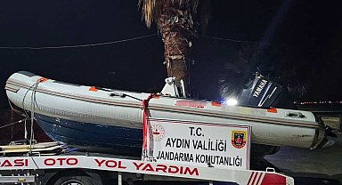 Göçmen kaçakçısı şüphelisi zodyak bot ile yakalandı