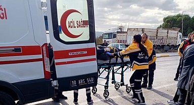 Gönen'de çeşme başında kaza: 1 kişi yaralandı