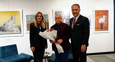 Grafik sanatçısı Gürbüz Doğan Ekşioğlu Beylikdüzü halkıyla buluştu