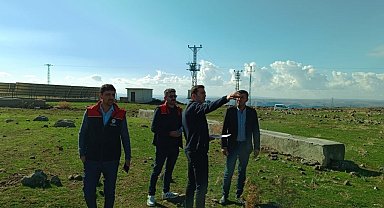 Güçlükonak'ta mera ıslahı projesi için yer tespiti yapıldı