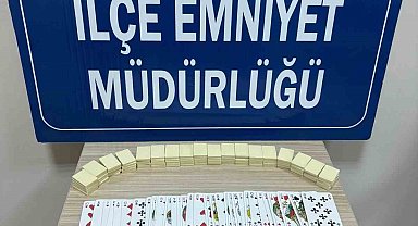 Gümüşhane'de kumar oynayan 5 kişiye 32 bin 125 TL ceza kesildi
