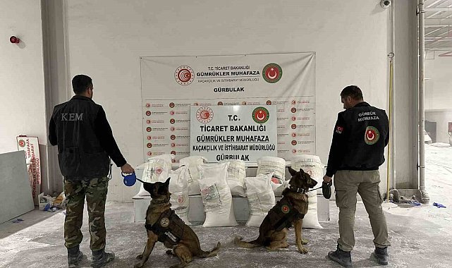 Gürbulak Sınır Kapısı'nda 4 buçuk tondan fazla uyuşturucu ele geçirildi