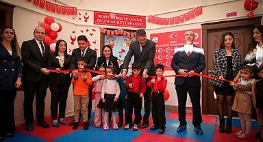 Hakkari'de 'Şehit Bebek ve Çocuk Oyuncak Kütüphanesi'nin ikincisi açıldı