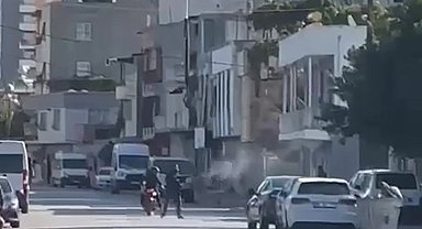 Haraç saldırısı kamerada