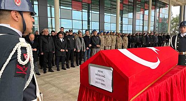 Hayatını kaybeden uzman çavuş için tören düzenlendi