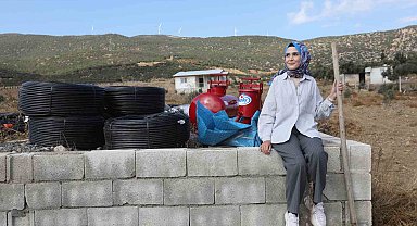 Hem öğrenci hem anne hem de afetzede