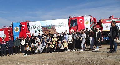 Hisarcık'ta 120 fidan dikildi