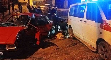 Hisarcık'ta trafik kazası: 5 yaralı