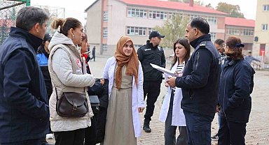 Iğdır'da okul çevresindeki işletmeler denetlendi