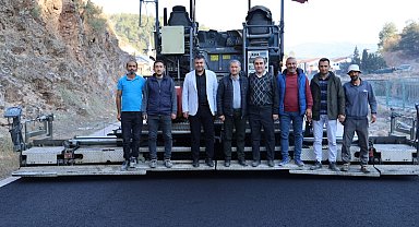 Ilıca Termal Tatil Köyündeki sıcak asfalt çalışmaları tamamlandı
