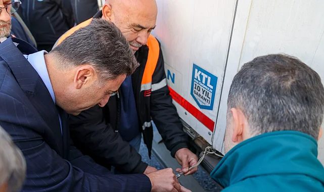 İlk tırın mühürlenmesi Vali Aygöl'den!