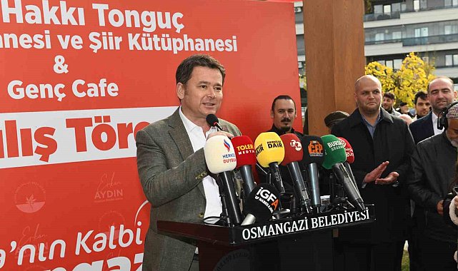 İsmail Hakkı Tonguç Bağış ve Şiir Kütüphanesi ile Genç Kafe açıldı