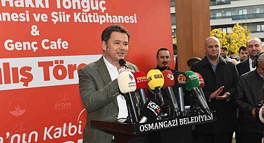 İsmail Hakkı Tonguç Bağış ve Şiir Kütüphanesi ile Genç Kafe açıldı