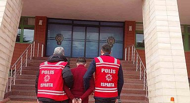 Isparta'da 34 yıl hapis cezasıyla aranan şahıs yakalandı