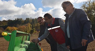 İstanbul Şile'de 'Keten Tohumu Devam Temini' projesi başladı