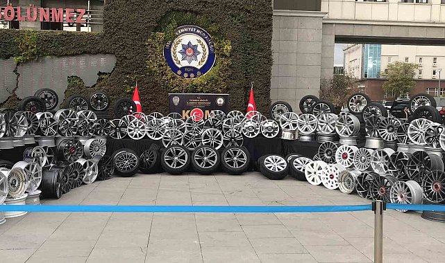 İstanbul'da 30 milyon liralık kaçakçılık operasyonu: Yüzlerce tekerlek ve jant ele geçirildi