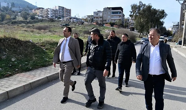 İzmir Bornova'da sorunlara yerinde tespit
