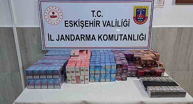 Jandarma ekiplerinden kaçak sigara operasyonu