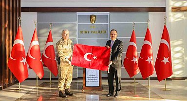 Jandarma Genel Komutan Yardımcısı Hüseyin Kurtoğlu Siirt Valisi ile görüştü