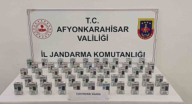Jandarmadan kaçak elektronik sigara operasyonu