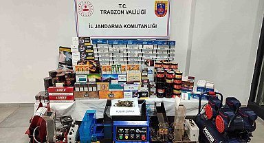 Jandarmadan kaçak sigara imalathanesine baskın