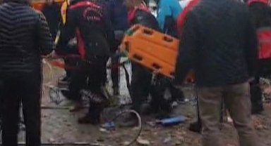Kahramanmaraş'ta okulda duvarın çökmesi ile yaralananlar böyle kurtarıldı