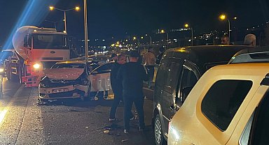 Kahramanmaraş'ta zincirleme trafik kazası! 4 araç hasar gördü