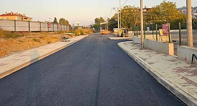 Karamürsel'in yeni otogarına asfalt serildi