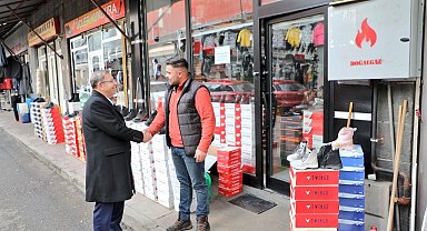 Kars Valisi Ziya Polat'tan esnaf ziyareti