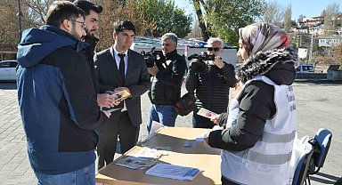 Kars'ta organ bağışı stantı açıldı