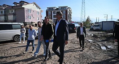 Kartepe İtfaiye Müfrezesi binasında çalışmalar sürüyor